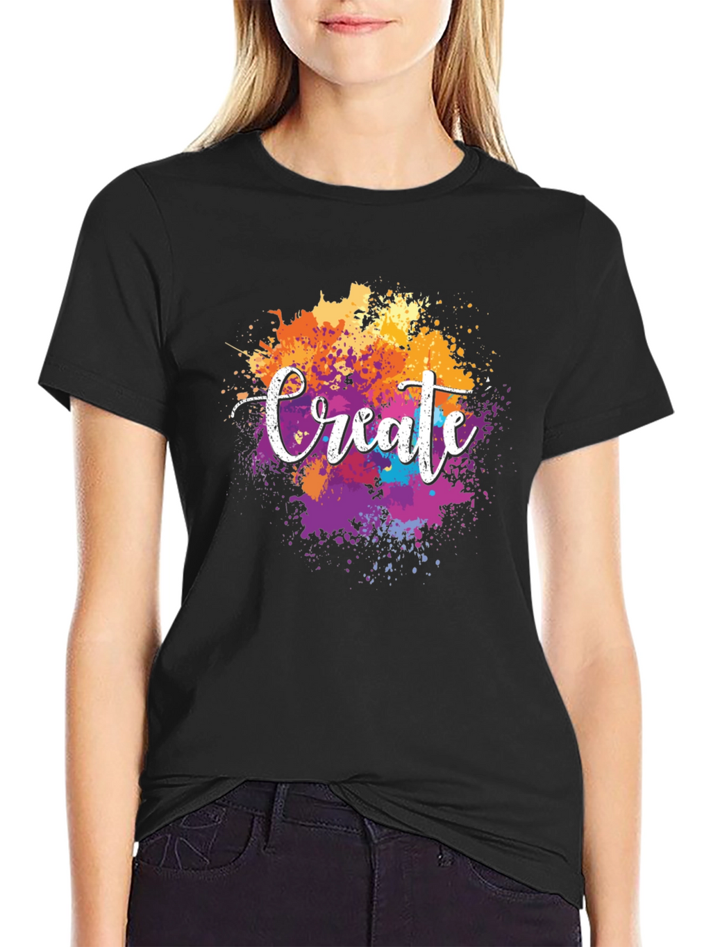 Create Splatter T-Shirt - Artistic Expression