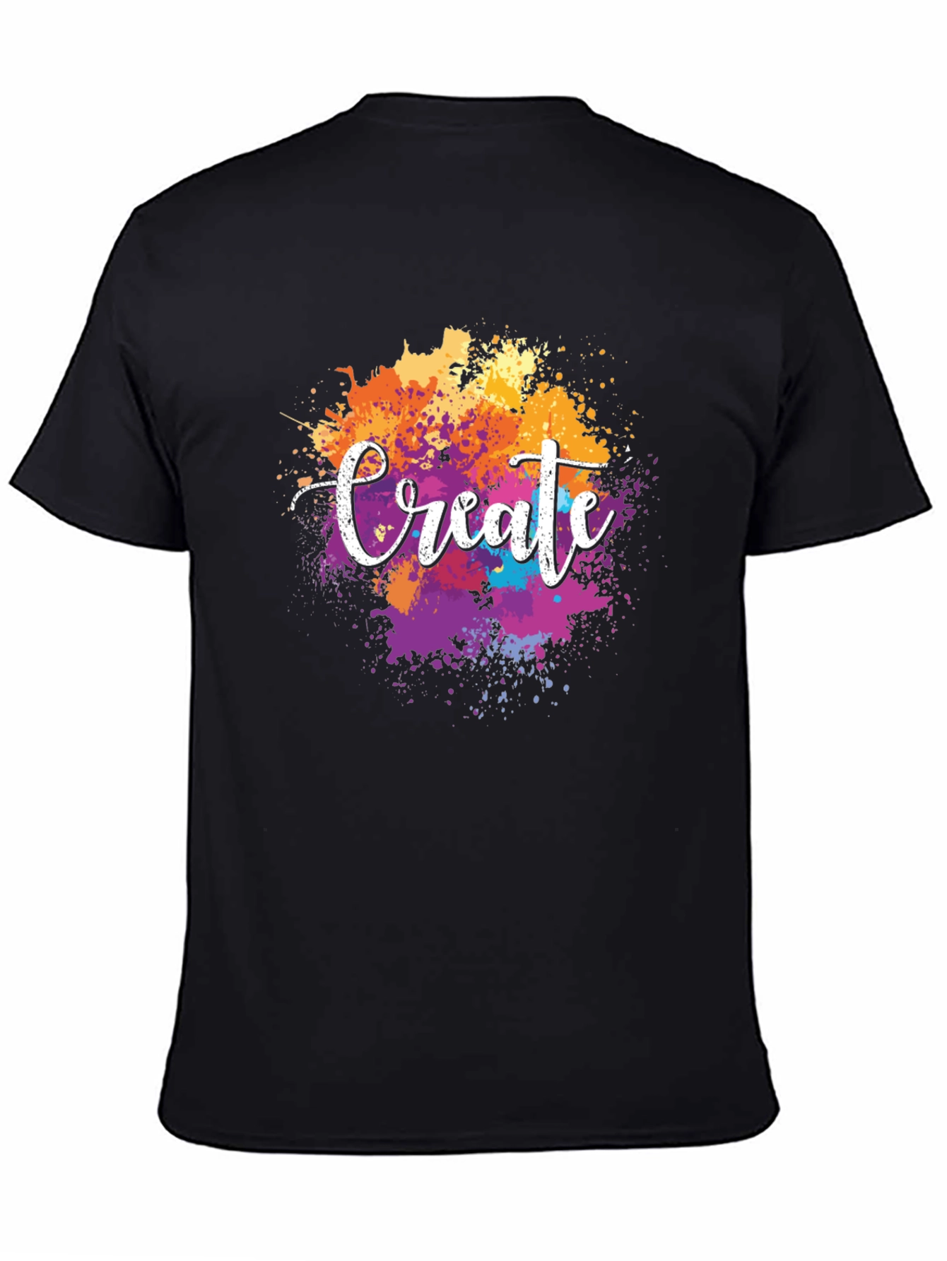 Create Splatter T-Shirt - Artistic Expression