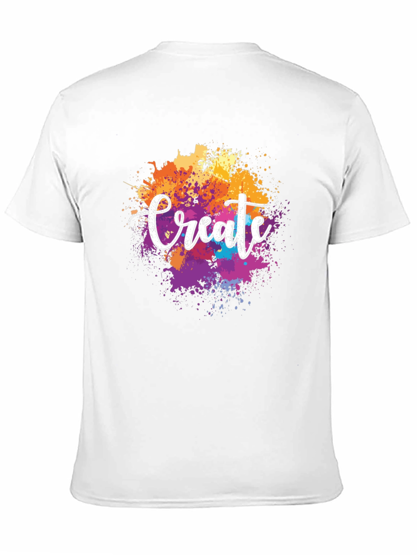 Create Splatter T-Shirt - Artistic Expression