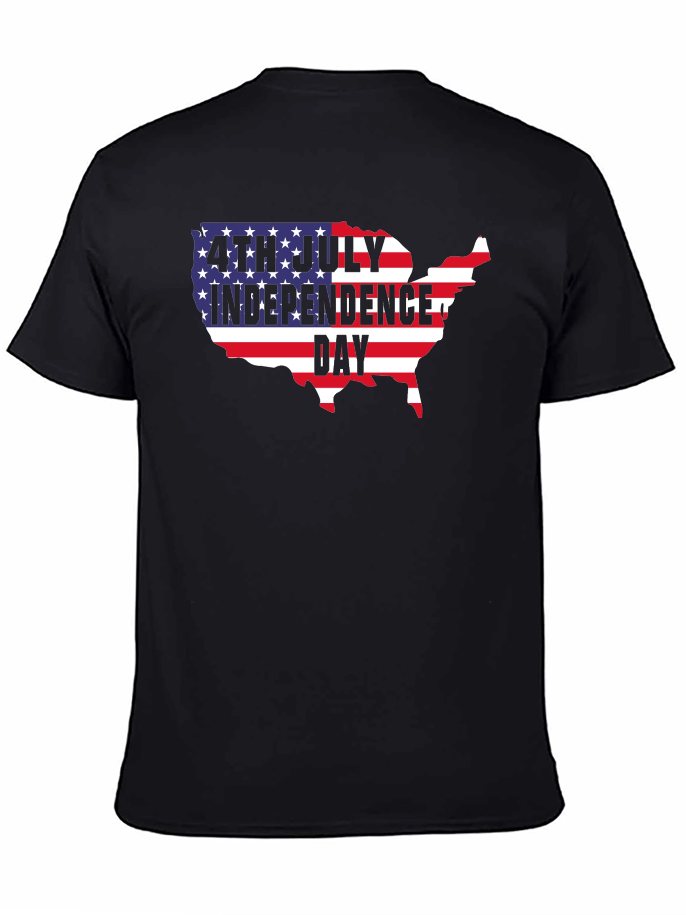 4th of July Independence Day USA Map T-Shirt