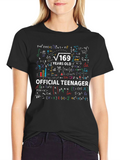 Official Teenager Math Formula Graphic T-Shirt