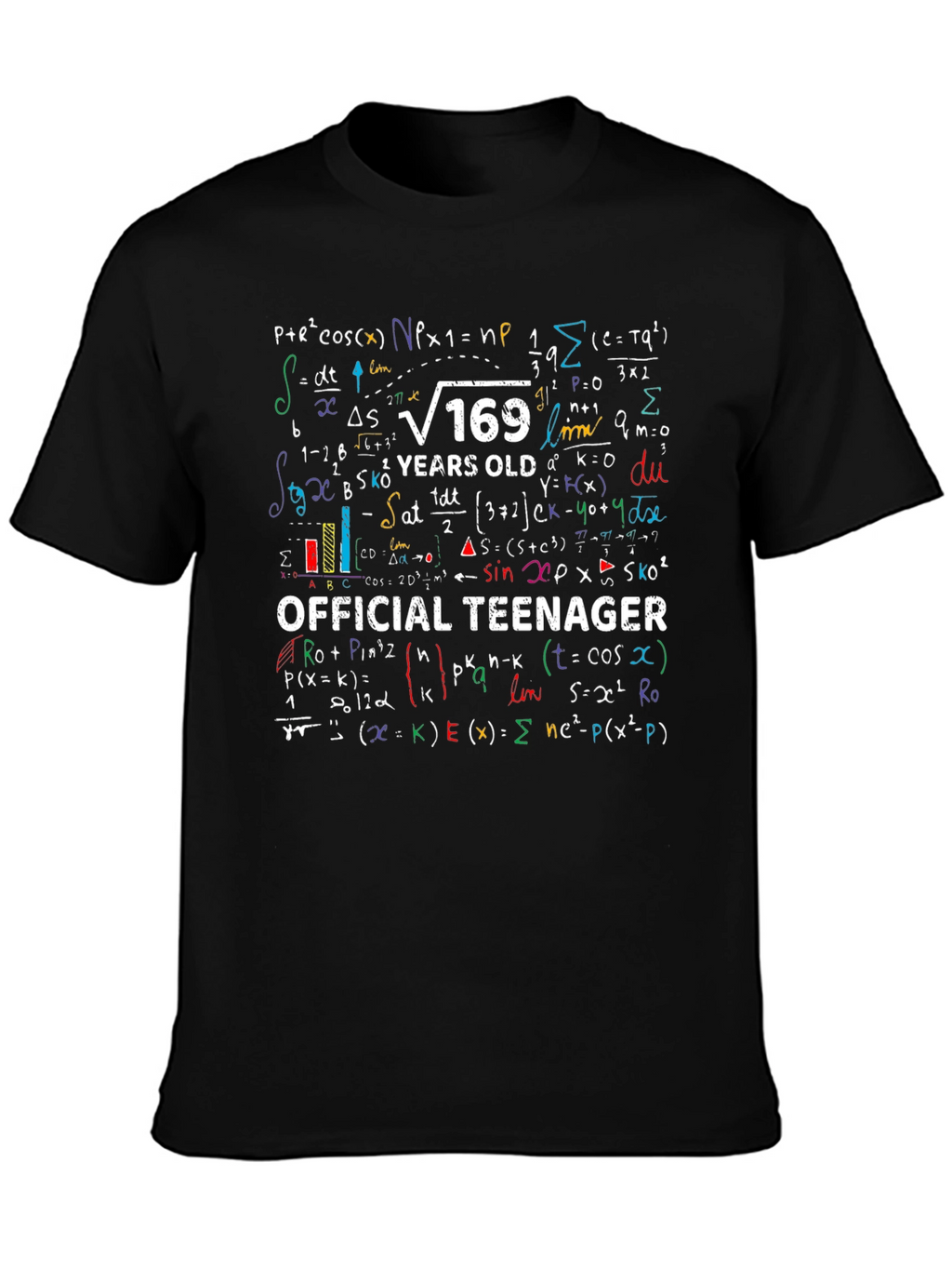 Official Teenager Math Formula Graphic T-Shirt