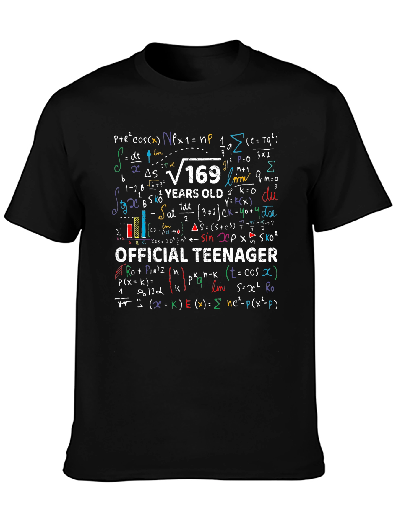 Official Teenager Math Formula Graphic T-Shirt