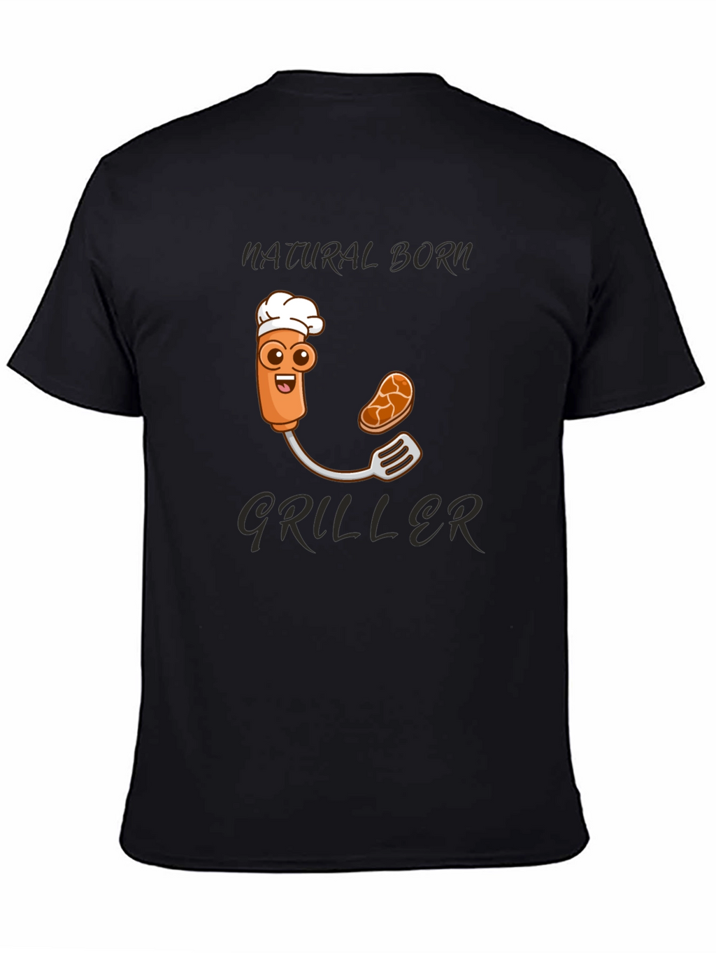 Natural Born Griller T-Shirt - Funny BBQ Design