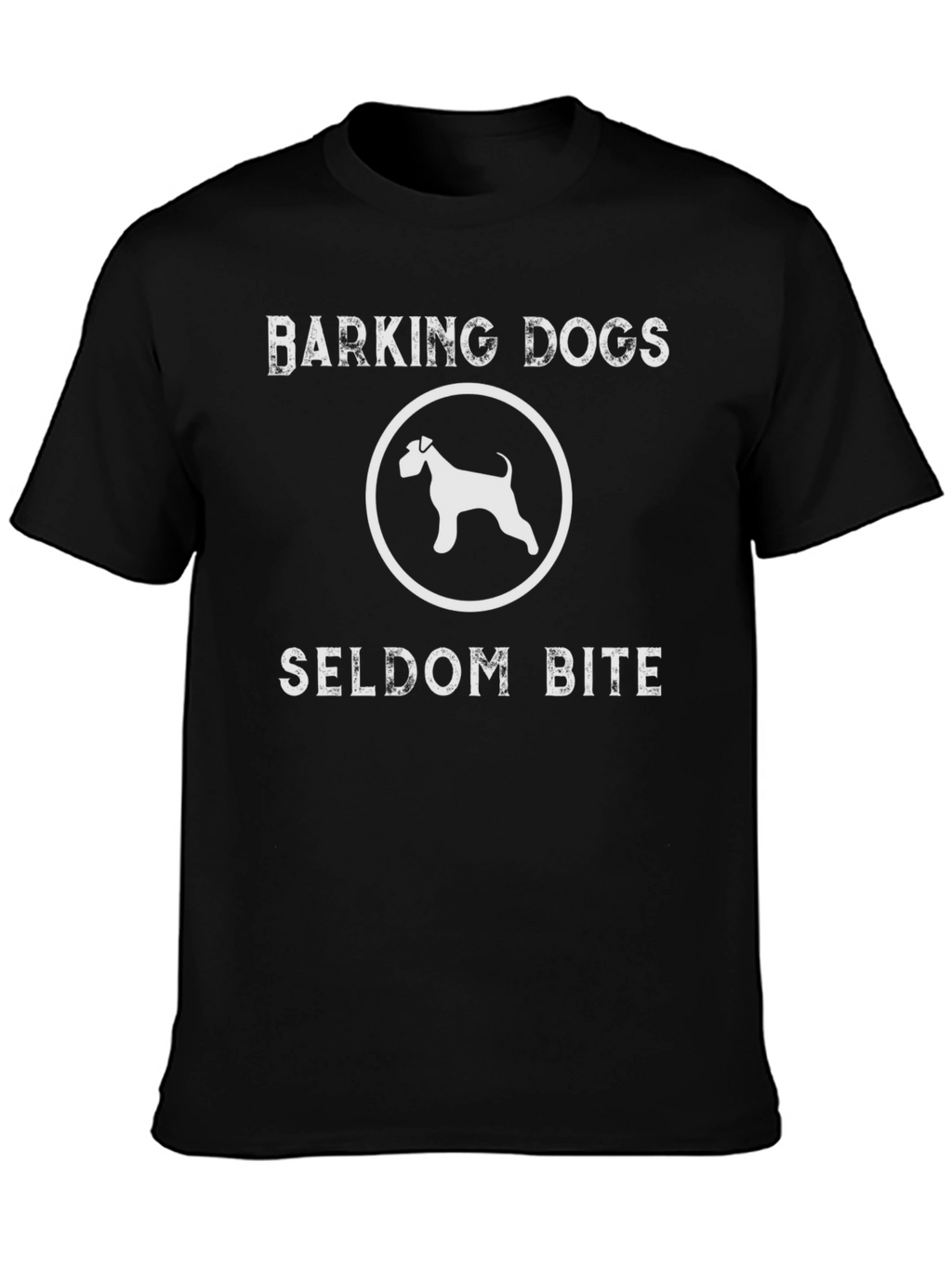 Barking Dogs Seldom Bite T-Shirt – Vintage Dog Lover Tee