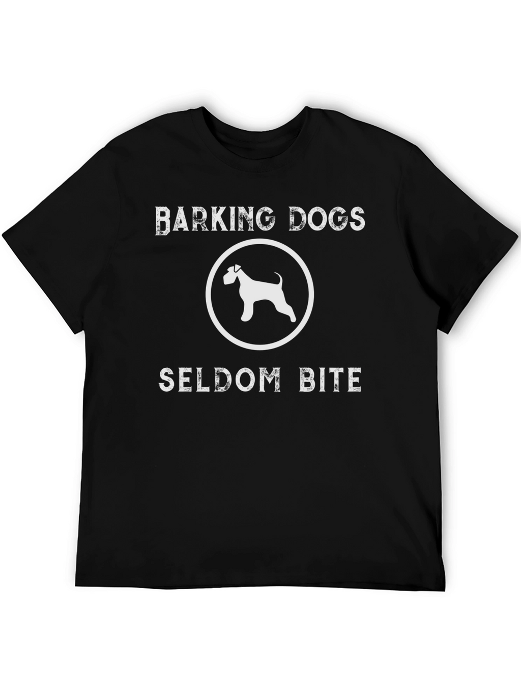 Barking Dogs Seldom Bite T-Shirt – Vintage Dog Lover Tee