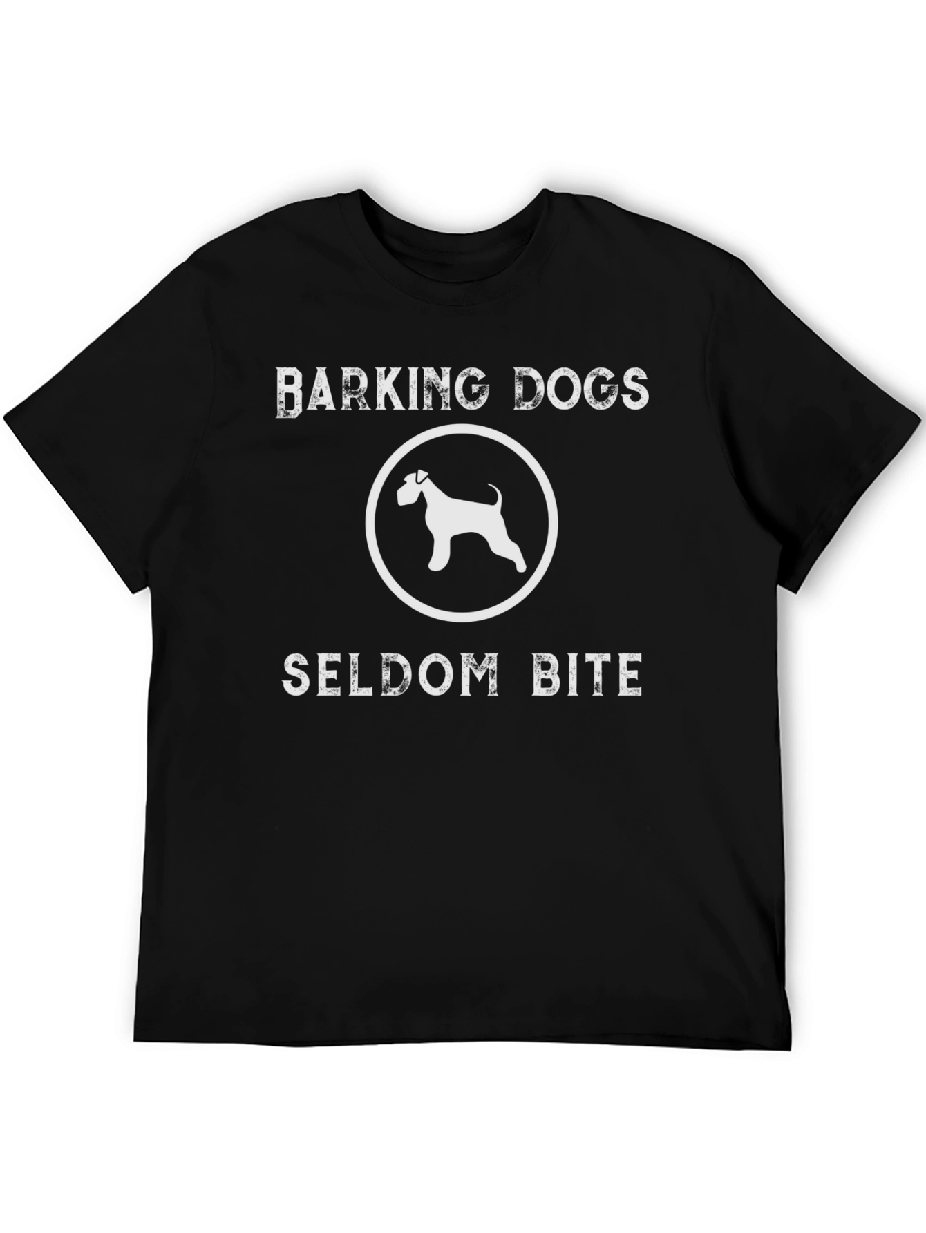 Barking Dogs Seldom Bite T-Shirt – Vintage Dog Lover Tee