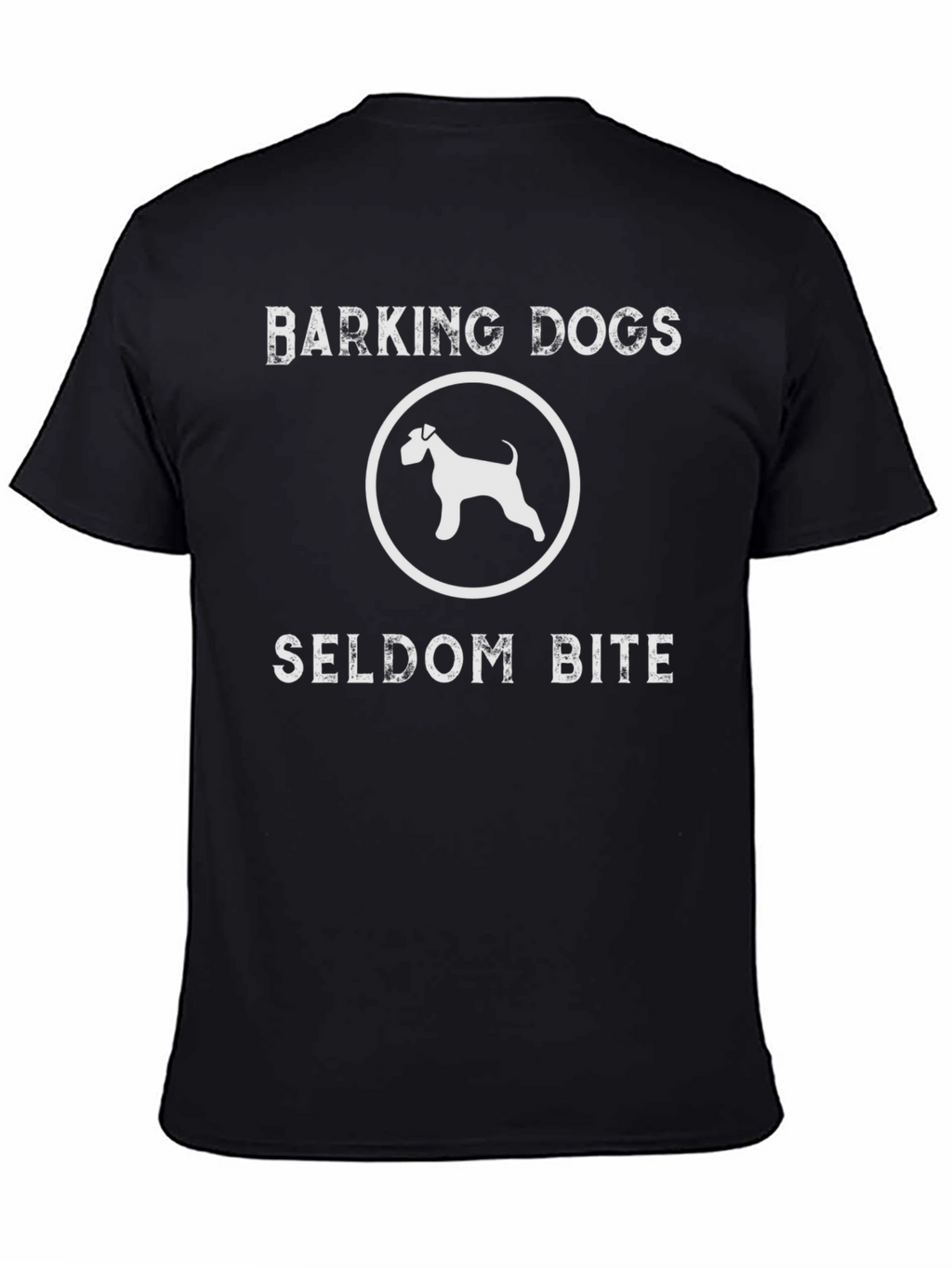 Barking Dogs Seldom Bite T-Shirt – Vintage Dog Lover Tee