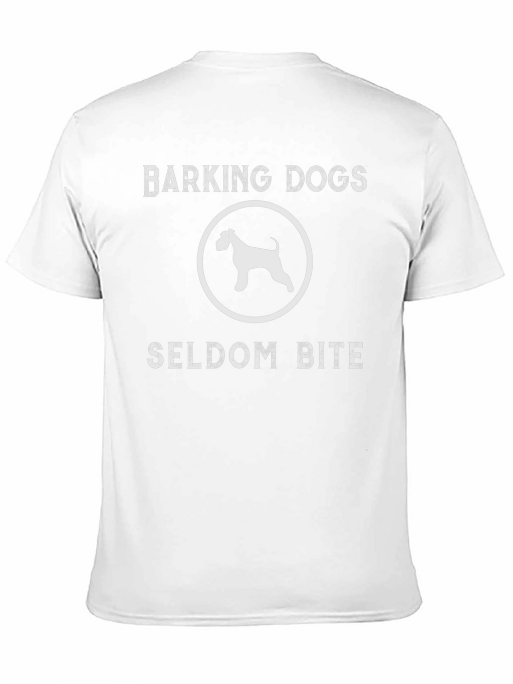 Barking Dogs Seldom Bite T-Shirt – Vintage Dog Lover Tee
