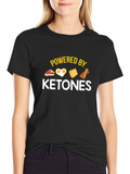 Keto Diet T-Shirt - Powered By Ketones
