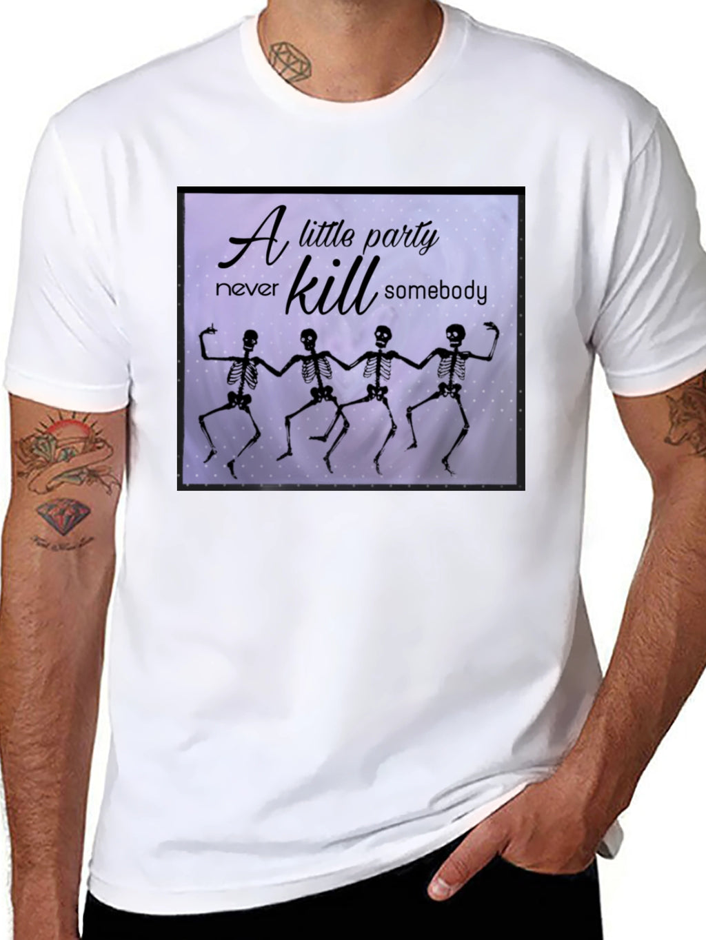 Skeleton Dance Party Tee