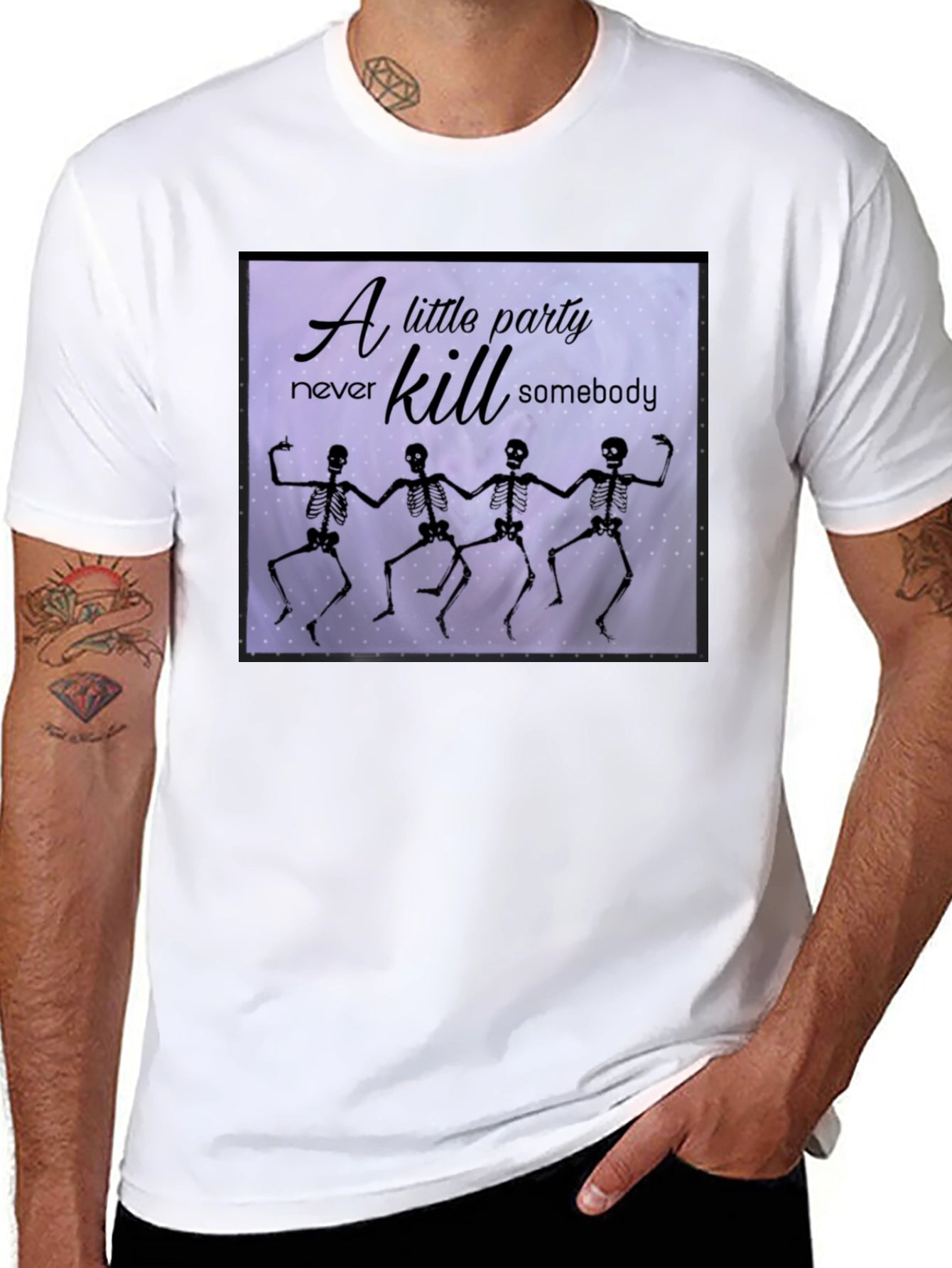 Skeleton Dance Party Tee