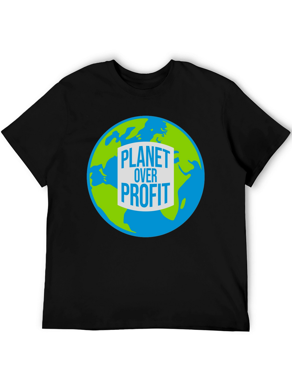 Planet Over Profit Graphic Tee - Eco-Friendly Design