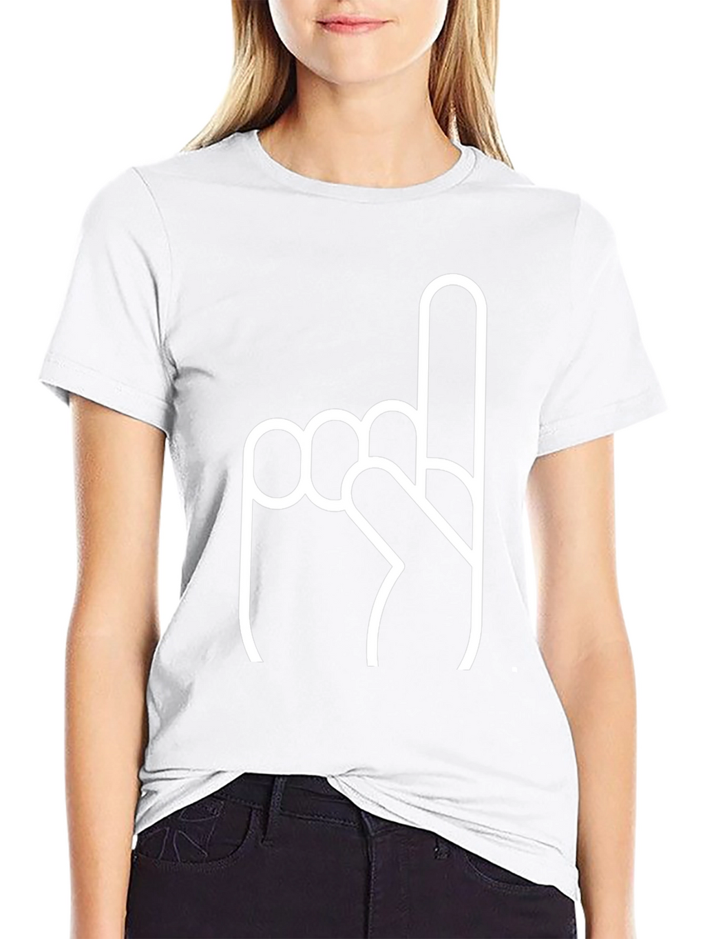 Number One Fan Black Tee
