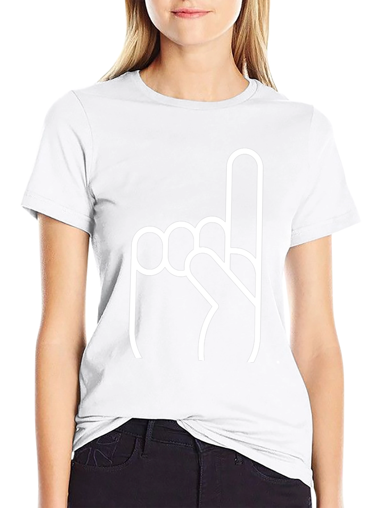 Number One Fan Black Tee