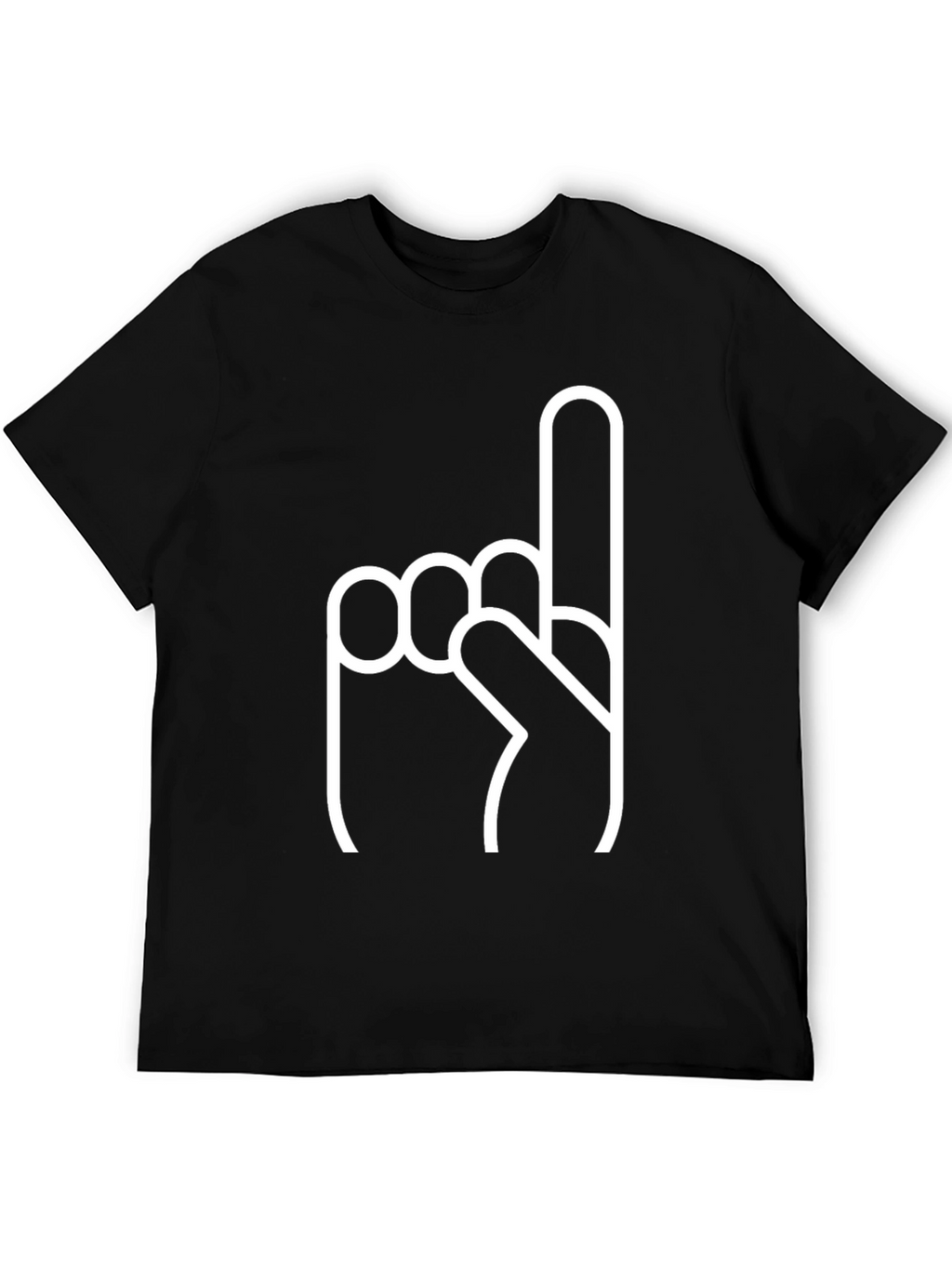 Number One Fan Black Tee