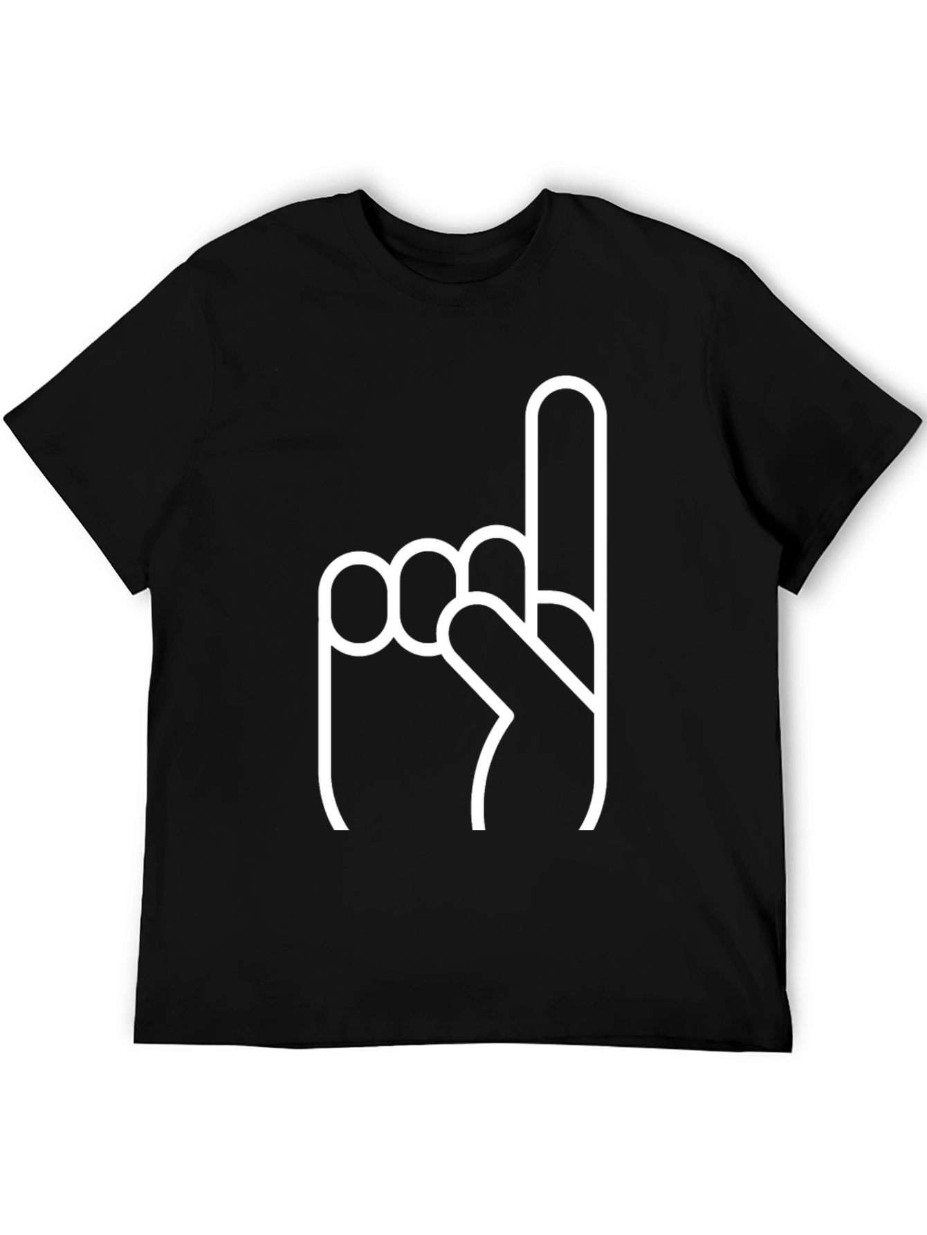 Number One Fan Black Tee