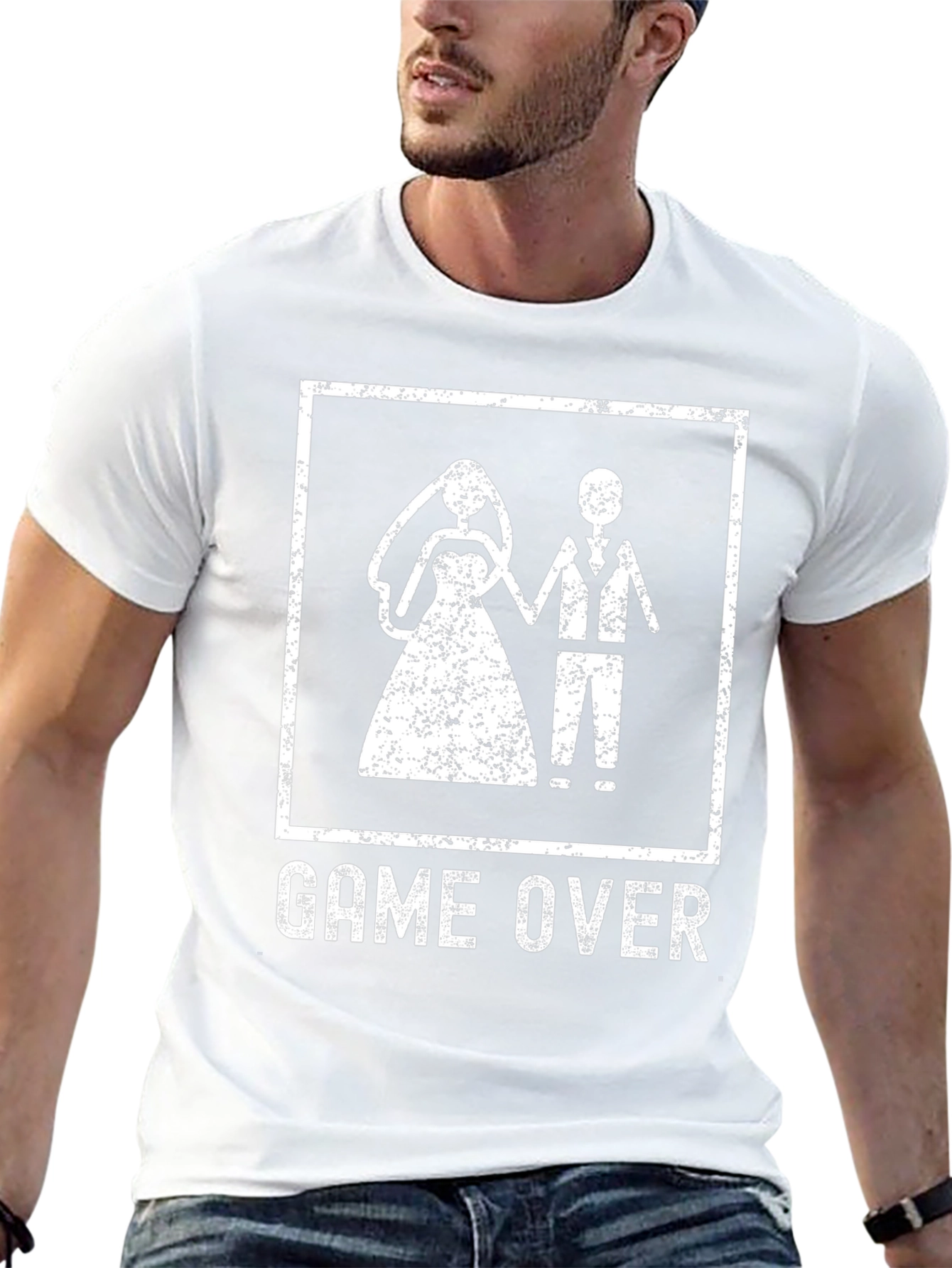 Game Over Wedding T-Shirt - Funny Groom Tee