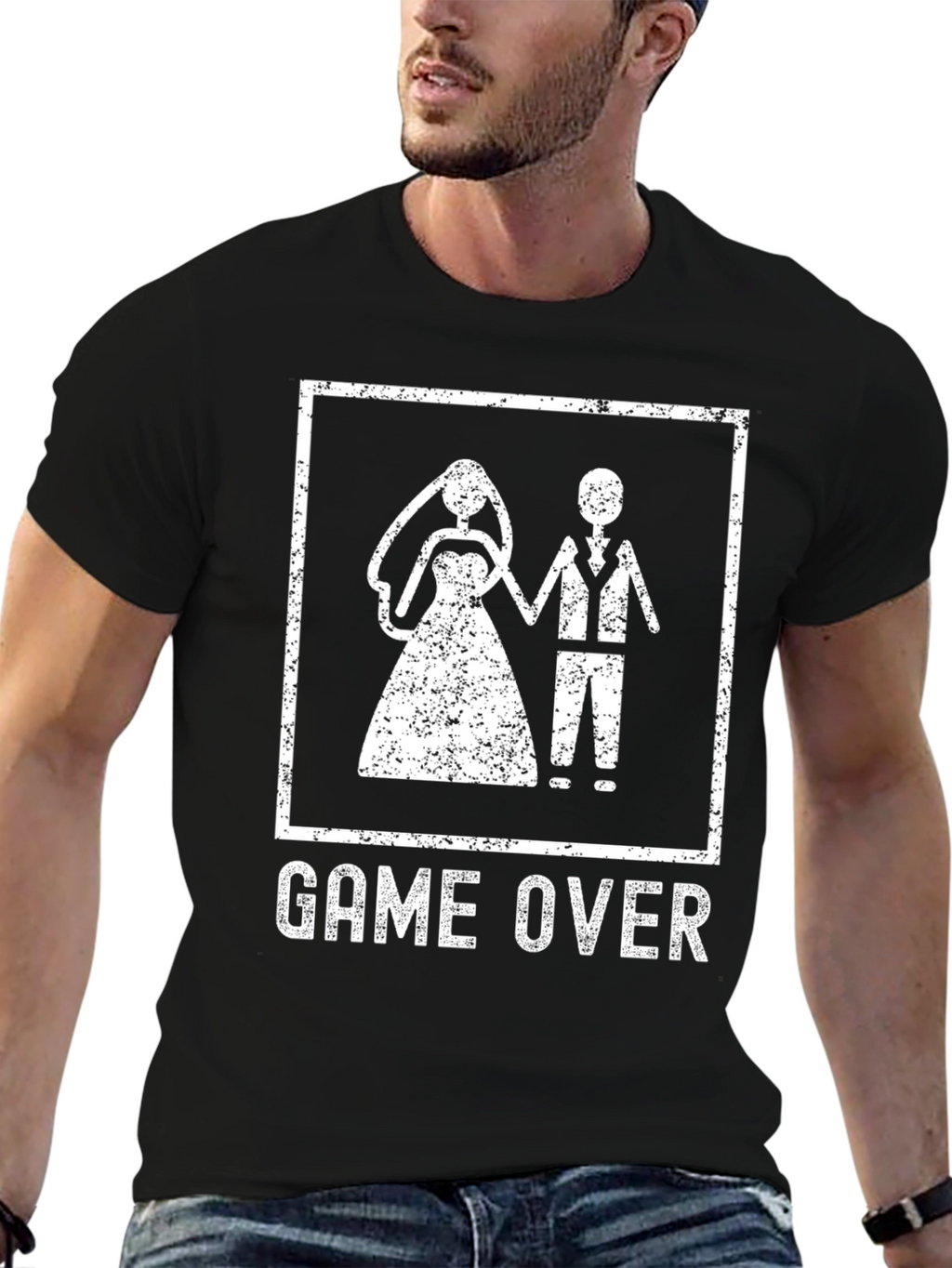Game Over Wedding T-Shirt - Funny Groom Tee
