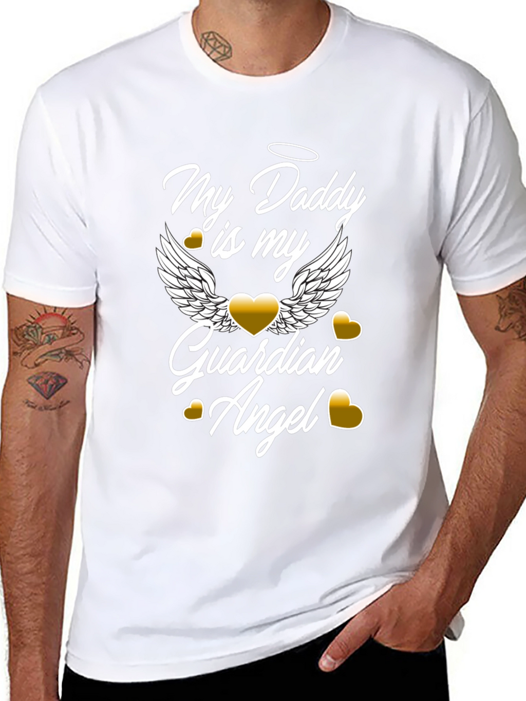 Guardian Angel Daddy T-Shirt