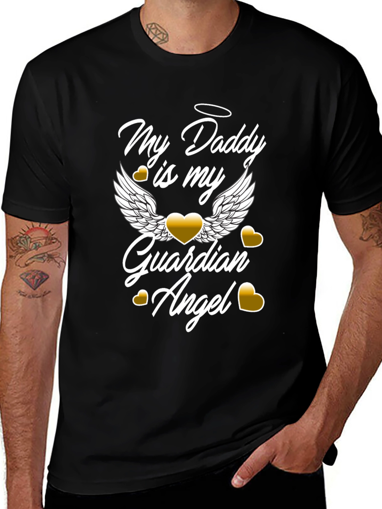 Guardian Angel Daddy T-Shirt