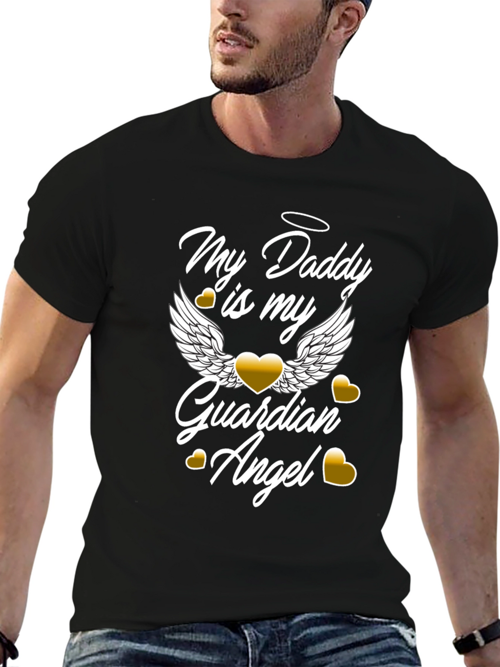 Guardian Angel Daddy T-Shirt