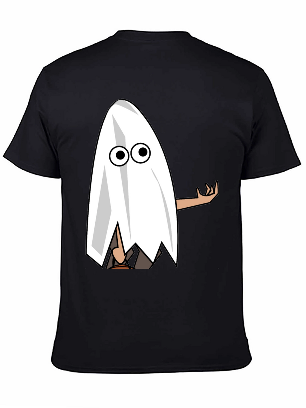 Spooky Ghost Graphic T-Shirt