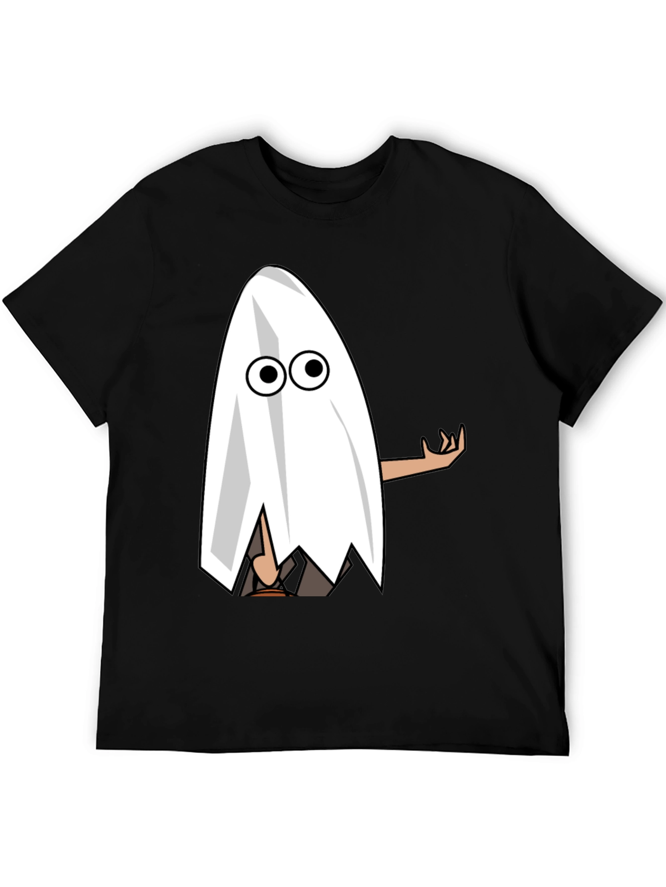 Spooky Ghost Graphic T-Shirt