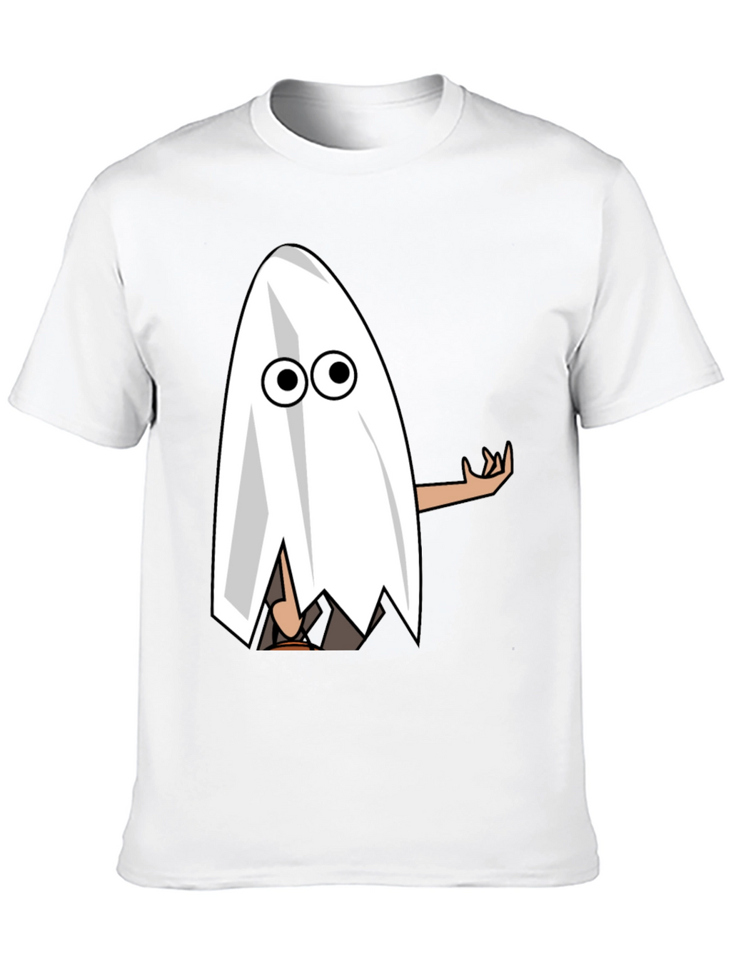 Spooky Ghost Graphic T-Shirt