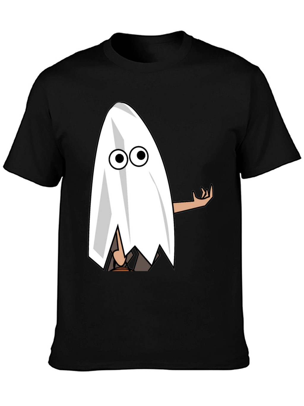 Spooky Ghost Graphic T-Shirt