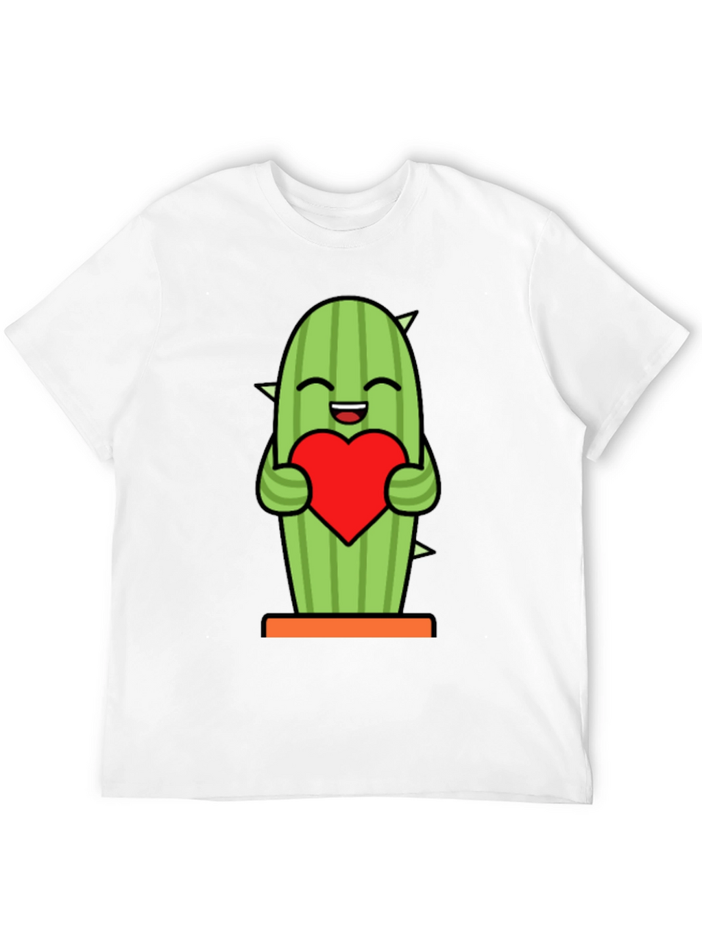 Cactus Heart Graphic Tee - Cute Plant Lover Shirt
