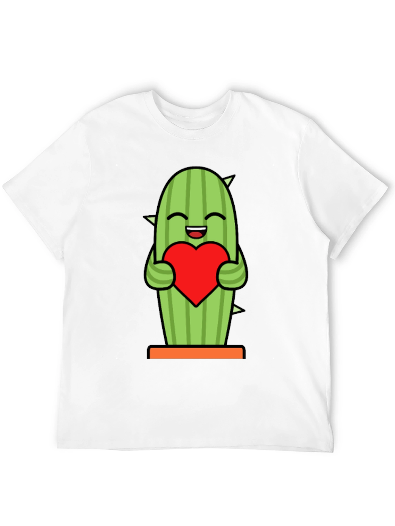 Cactus Heart Graphic Tee - Cute Plant Lover Shirt