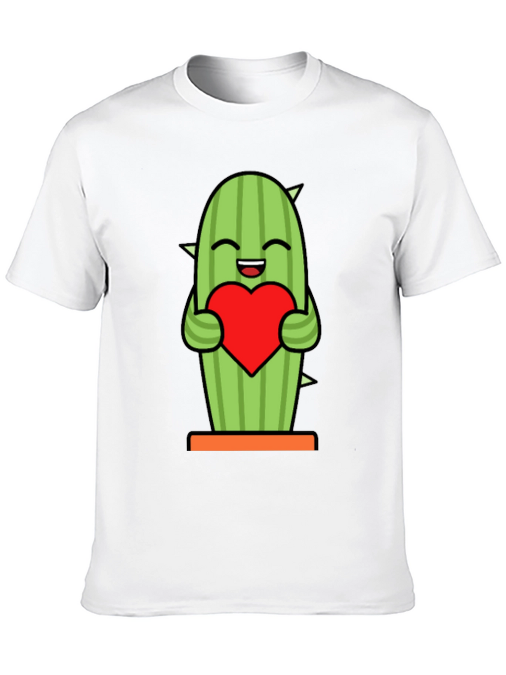 Cactus Heart Graphic Tee - Cute Plant Lover Shirt