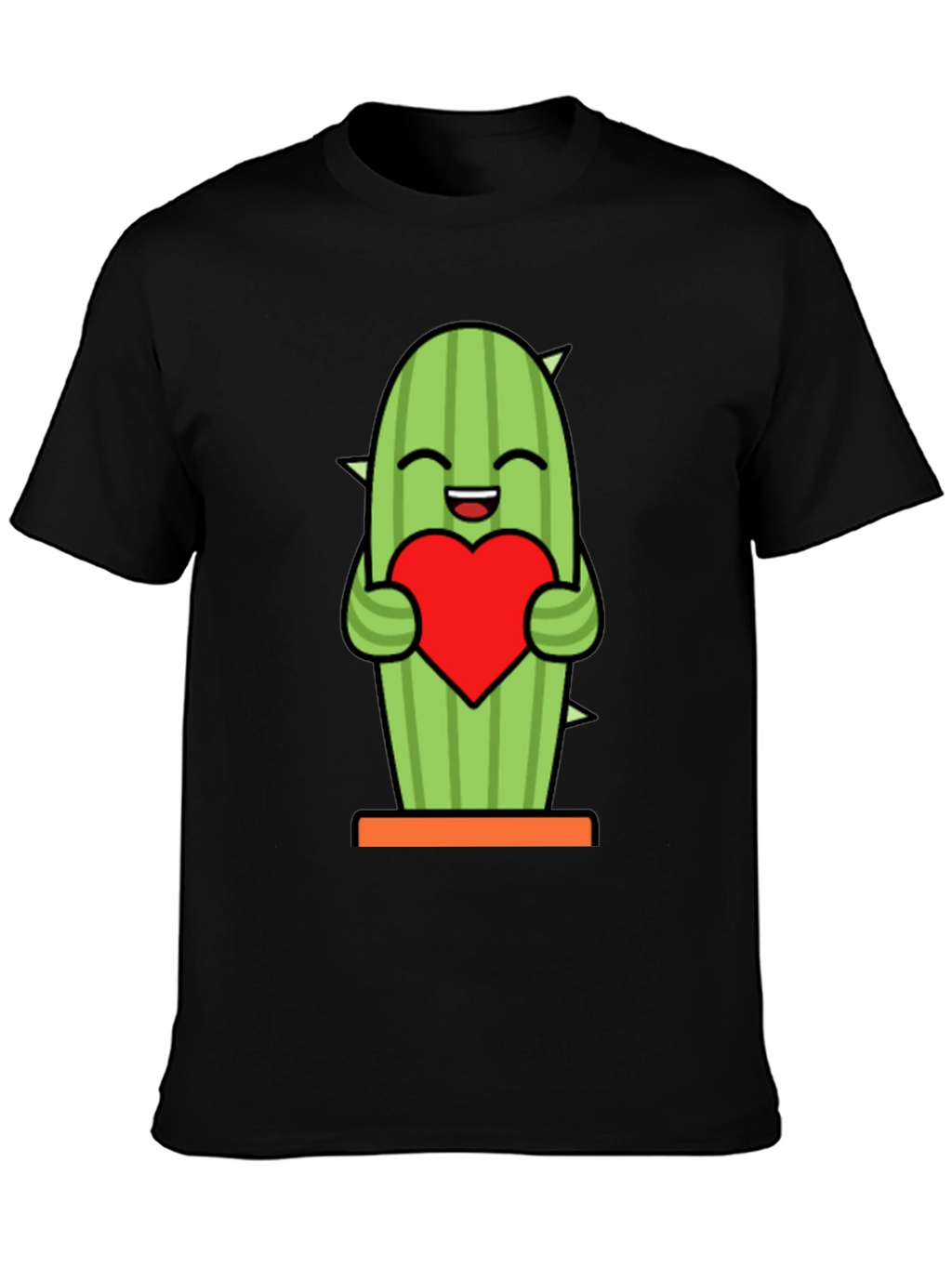 Cactus Heart Graphic Tee - Cute Plant Lover Shirt