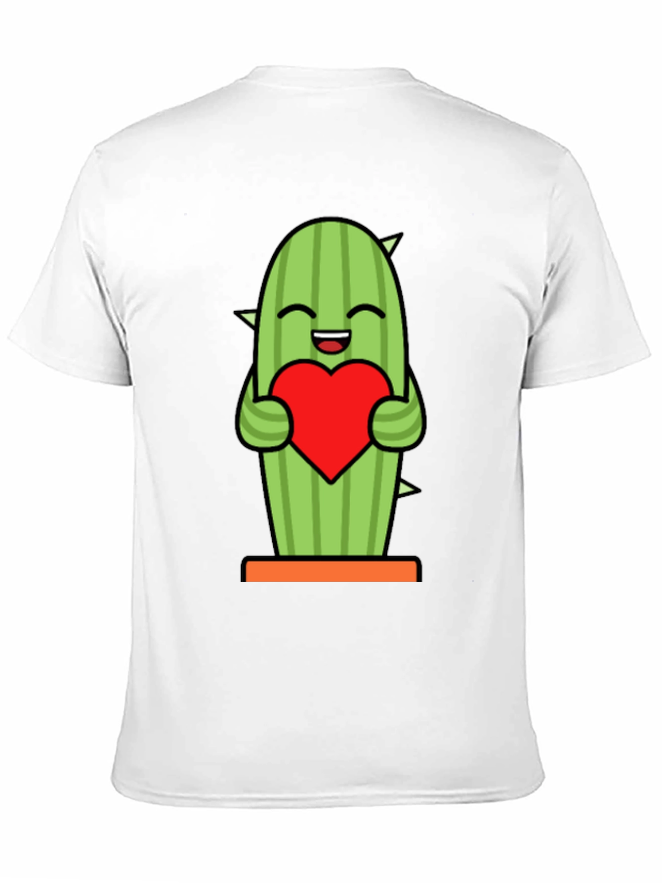 Cactus Heart Graphic Tee - Cute Plant Lover Shirt