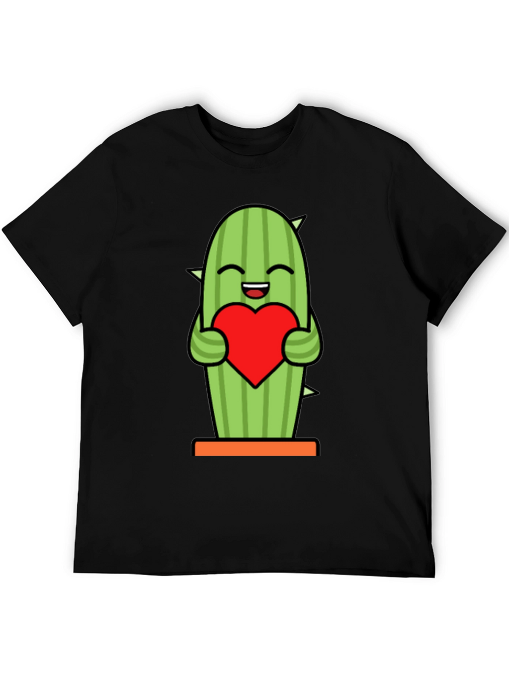 Cactus Heart Graphic Tee - Cute Plant Lover Shirt