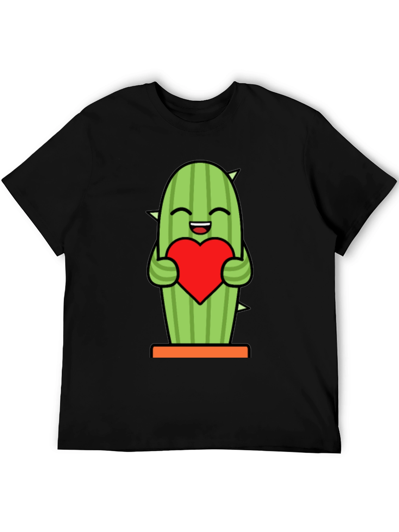 Cactus Heart Graphic Tee - Cute Plant Lover Shirt