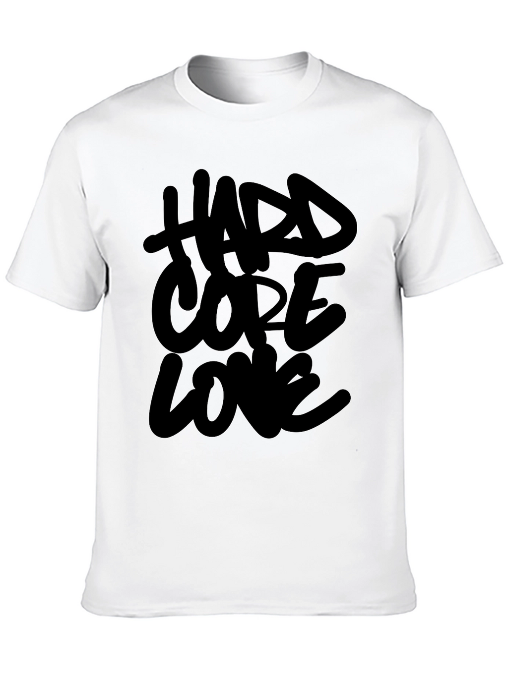 Hardcore Love Black T-Shirt