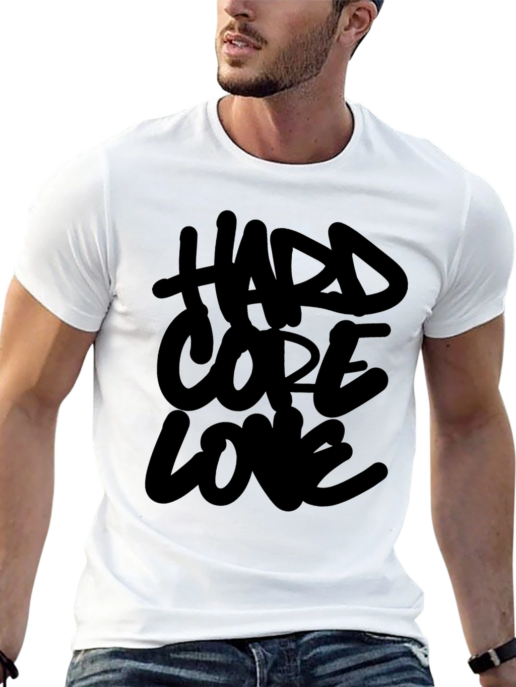 Hardcore Love Black T-Shirt