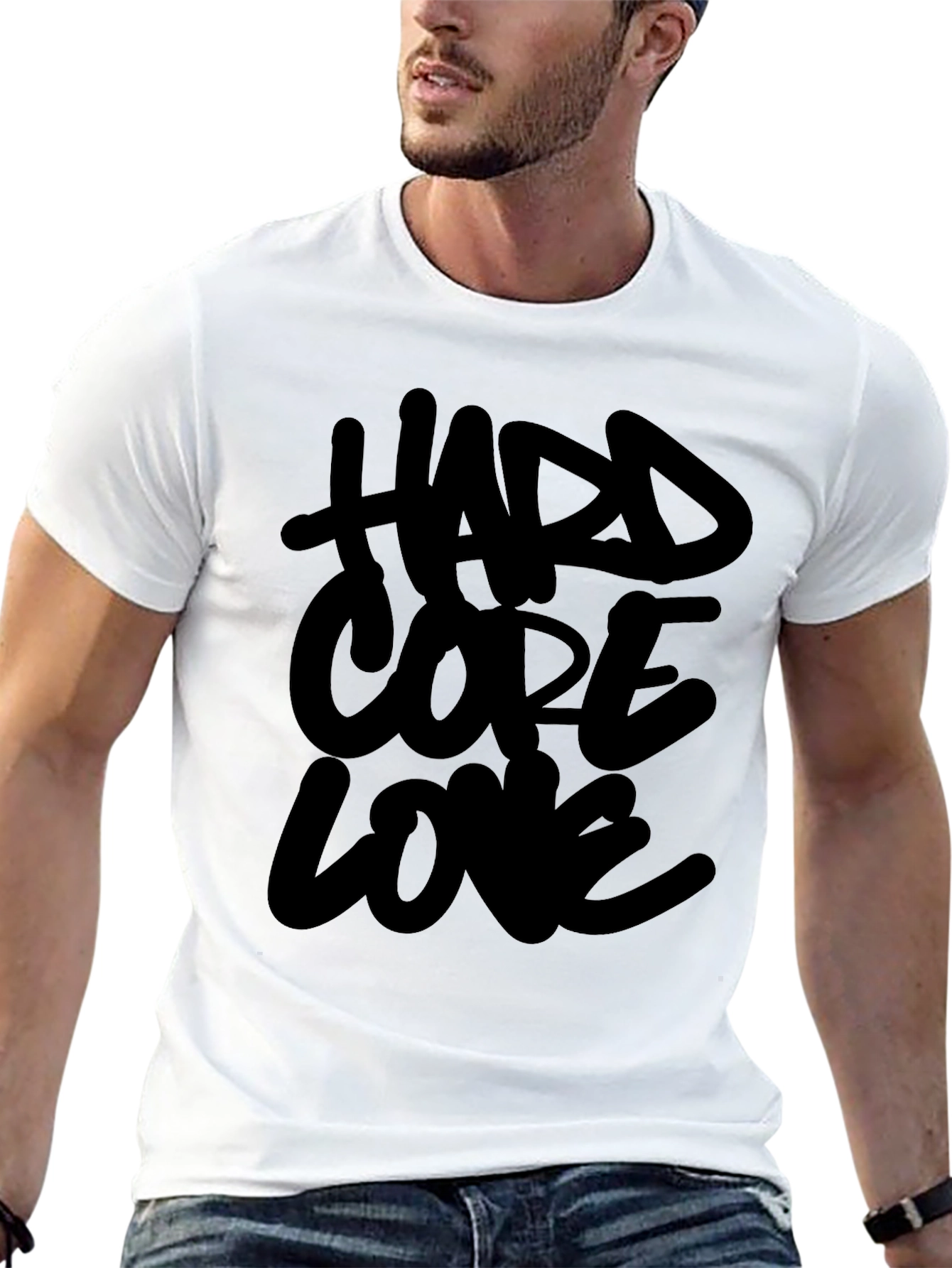 Hardcore Love Black T-Shirt
