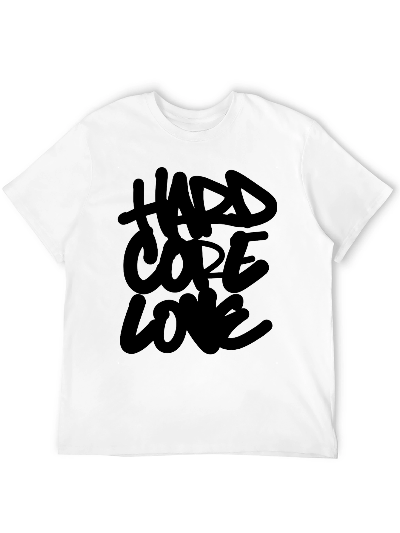 Hardcore Love Black T-Shirt