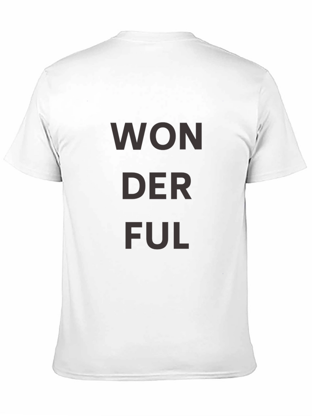 Wonderful Graphic Tee - Stylish Black T-Shirt