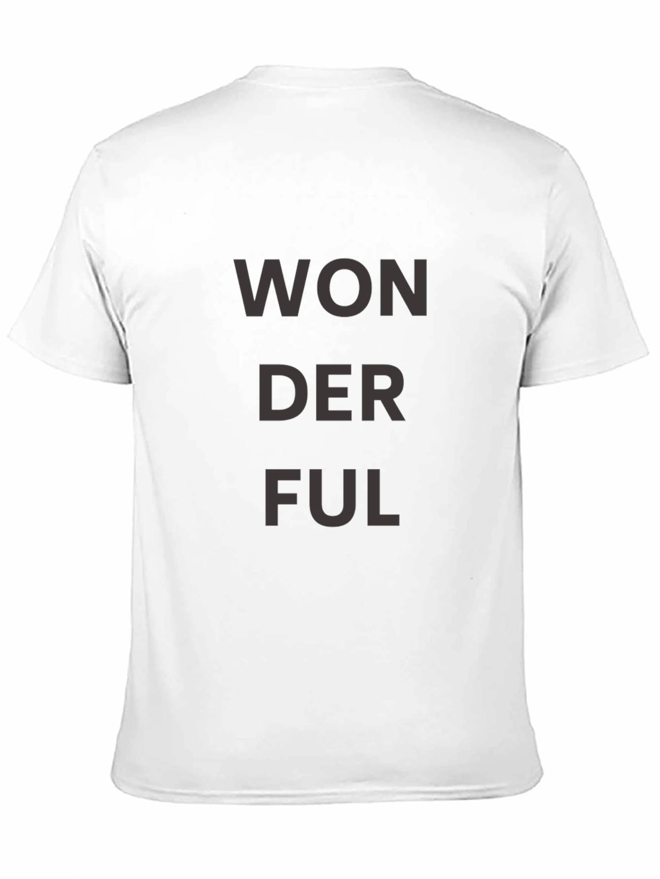 Wonderful Graphic Tee - Stylish Black T-Shirt