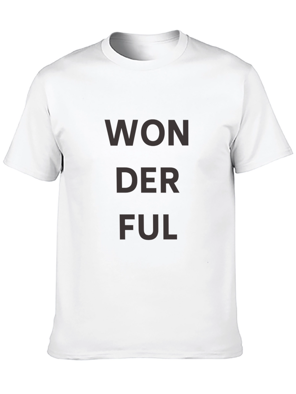 Wonderful Graphic Tee - Stylish Black T-Shirt