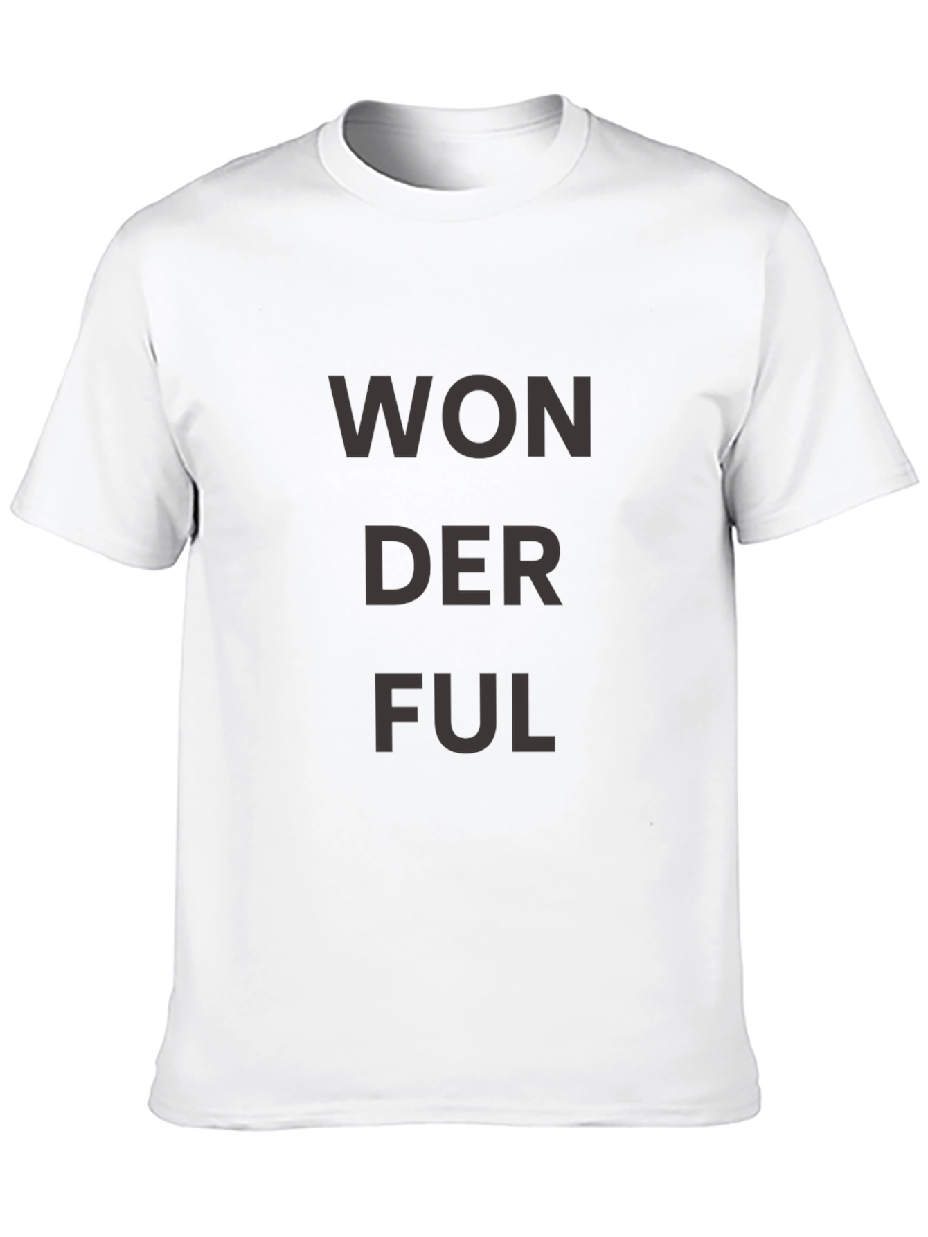 Wonderful Graphic Tee - Stylish Black T-Shirt