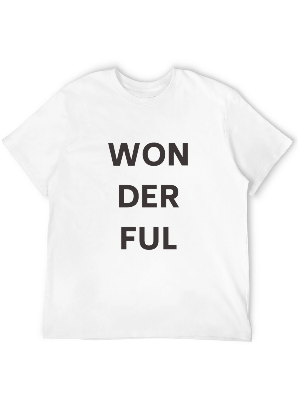 Wonderful Graphic Tee - Stylish Black T-Shirt