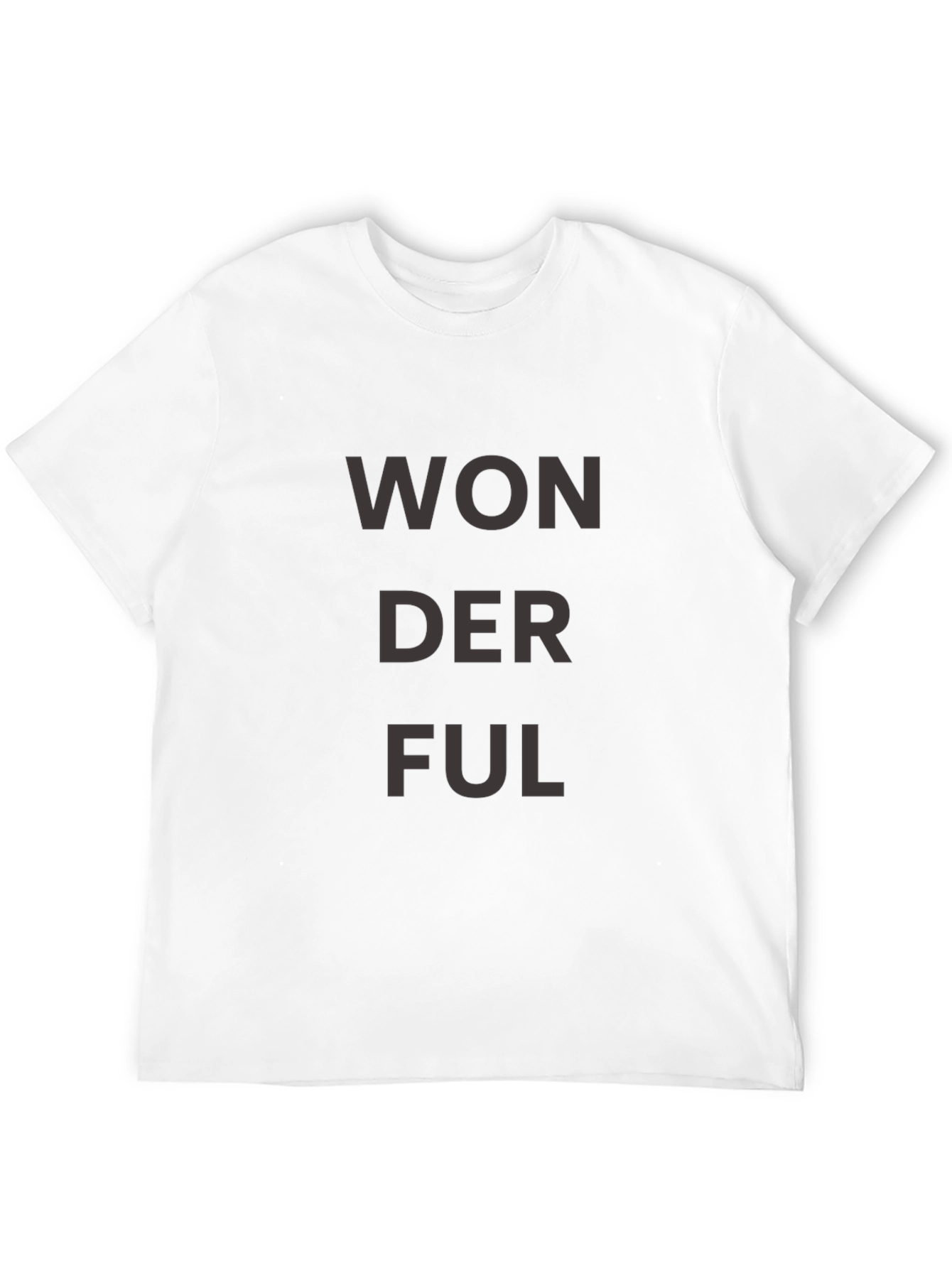 Wonderful Graphic Tee - Stylish Black T-Shirt