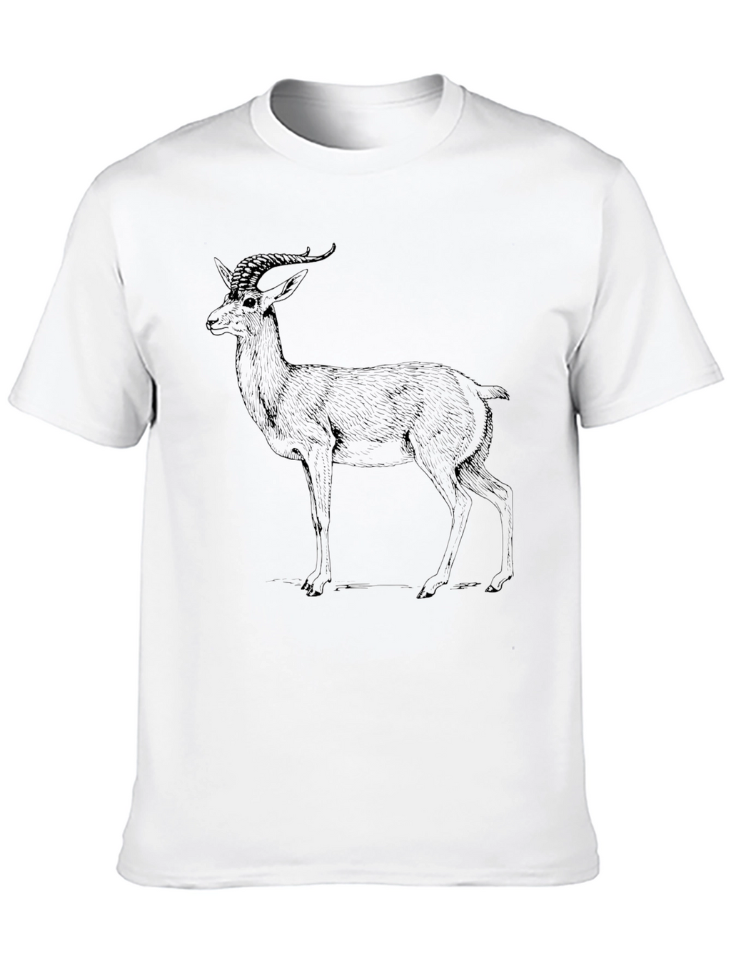 Black Gazelle Graphic Tee - Mens Fashion
