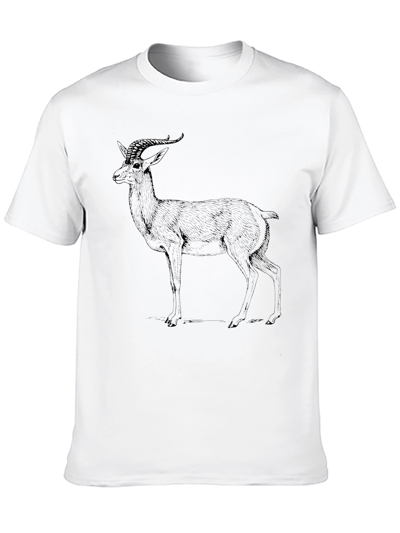 Black Gazelle Graphic Tee - Mens Fashion