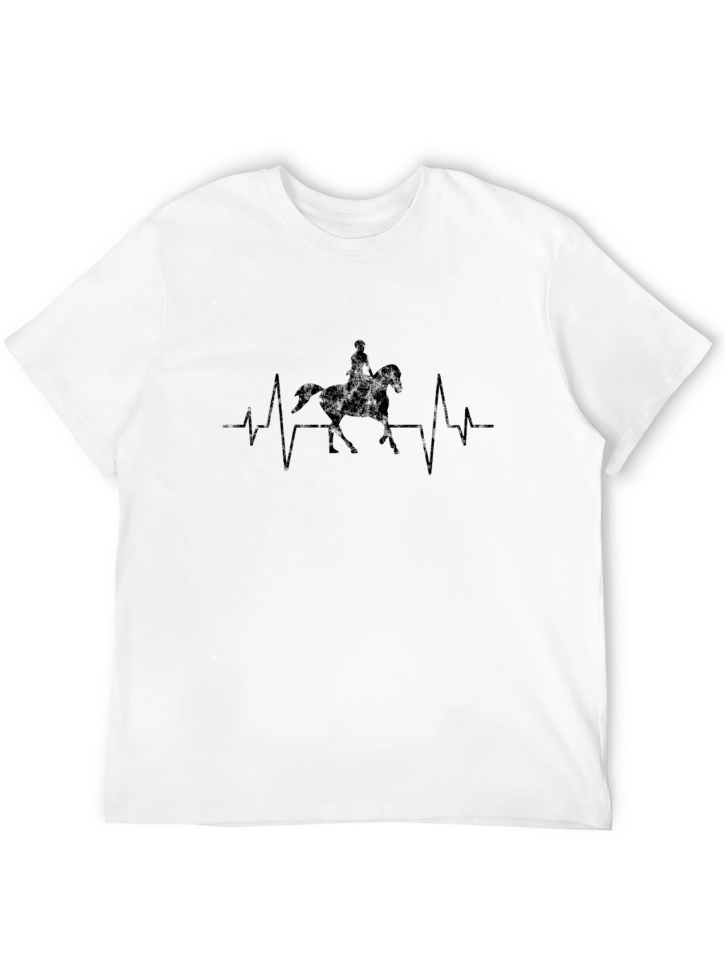 Equestrian Heartbeat T-Shirt - Horse Lover Tee